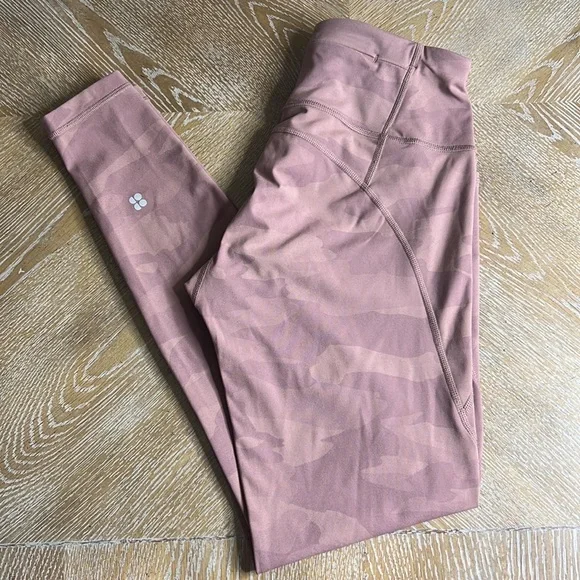 SWEATY BETTY POWER WORKOUT LEGGINGS - Leggings in Pink Tonal Camo 4-6 - Picture 13 of 13